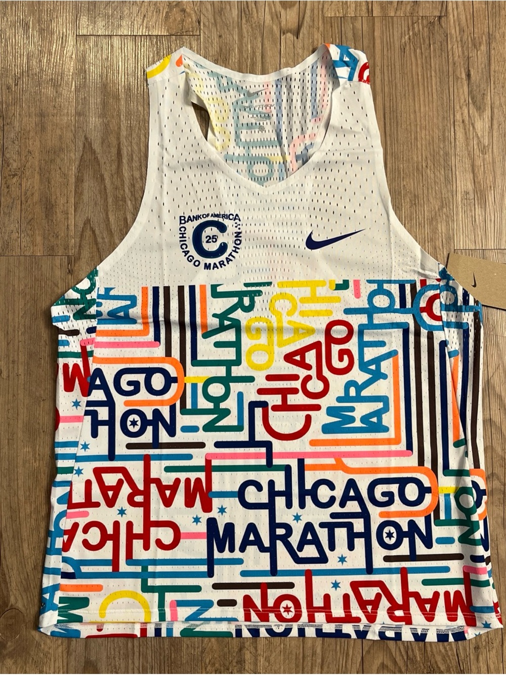 NWT Nike AeroSwift Chicago Marathon 2025 Running Singlet HQ4277-100 Men’s Size L